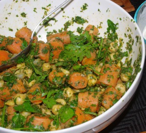 Chermoula salad after