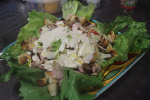Chicken Caesar salad