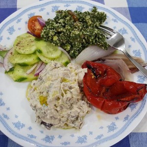 Preparing food from your garden