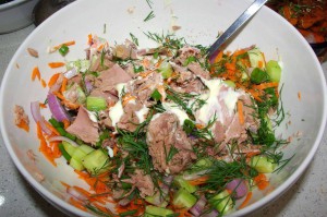 TUNA SWEET POTAO AND BEANS 2
