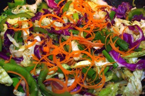 Tandoori chicken indian sald