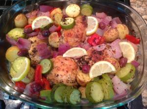 chicken with garlic