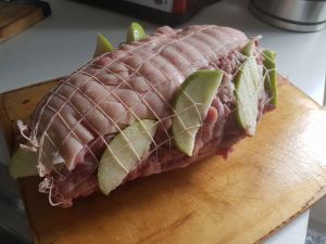 pork with apple 1