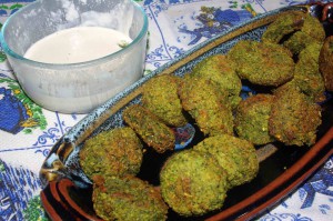 BAKED FALAFELWITH TAHINI SAUCE p1
