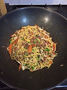 Beef chow mein