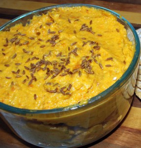Roast Pumpkin and Sweet potato dip p 1