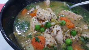 CHICKEN SPLIT PEA SOUP