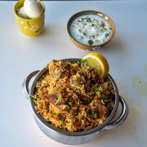 RESTAURANT STYLE LAMB BIRYANI
